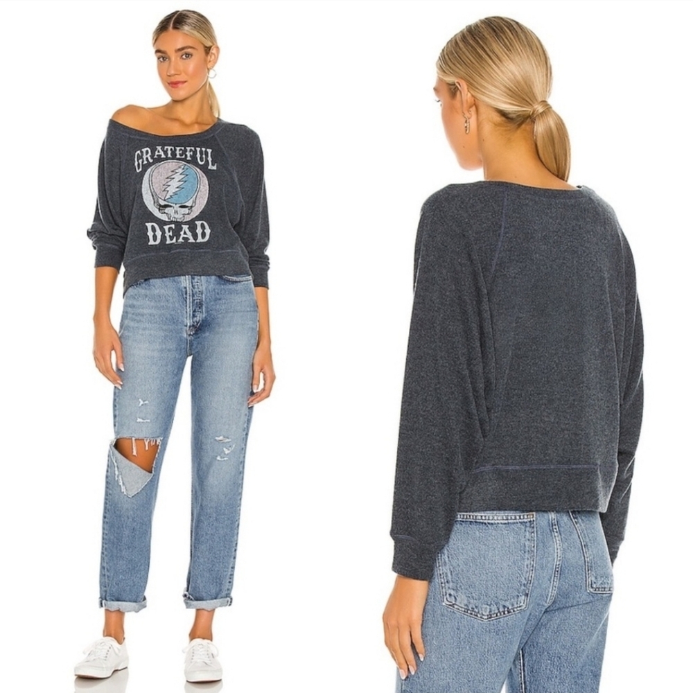 NWT Chaser Grateful Dead Bliss Knit Sweatshirt